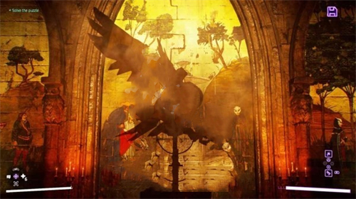《哥谭骑士》地下室鸟影解谜方法3